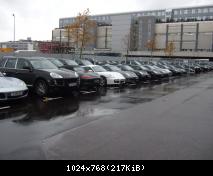 Parking incroyable aux abords des ateliers de maintenance